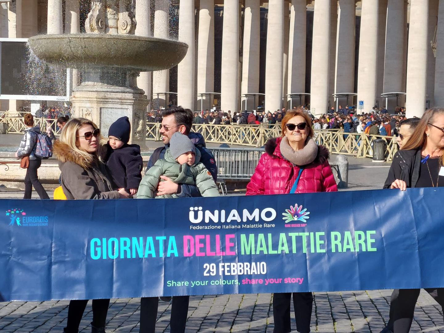 Udienza dal Papa: Amaf con UNIAMO per la giornata delle malattie rare