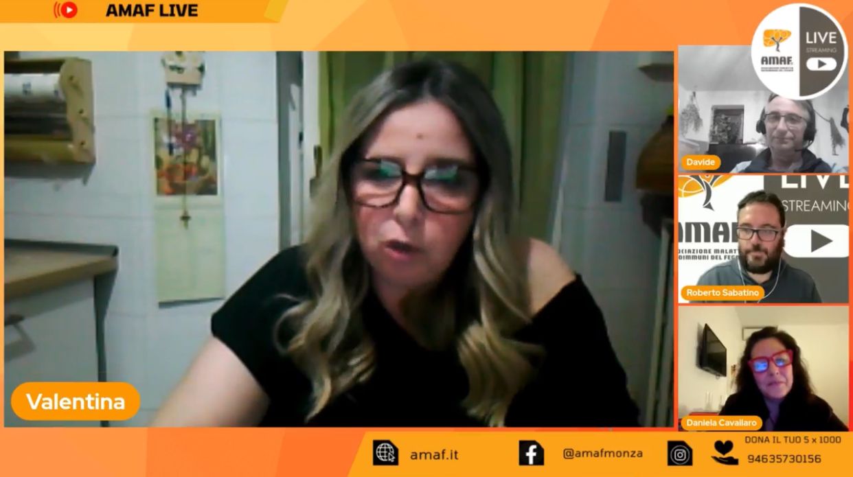 AMAF LIVE – Caregiver e l’importanza delle testimonianze
